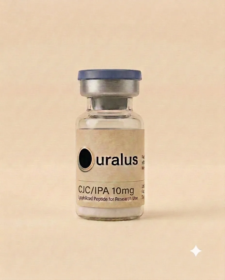 CJC-1295 / Ipamorelin — research peptide vial