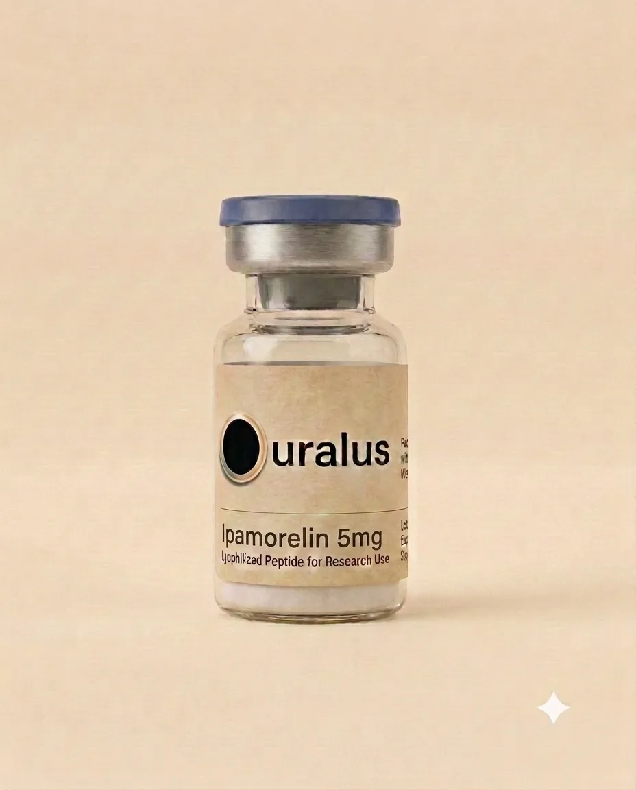 Ipamorelin — research peptide vial