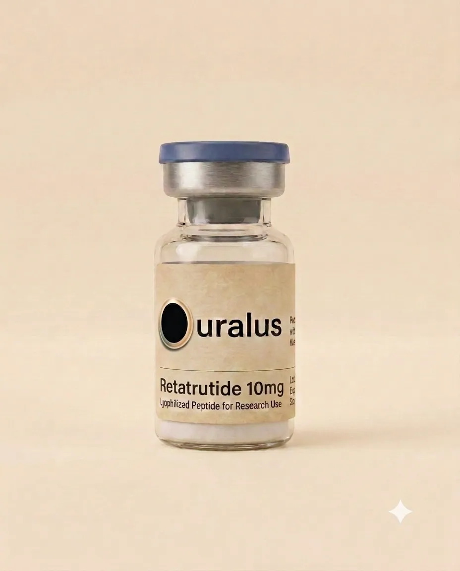 Retatrutide — research peptide vial
