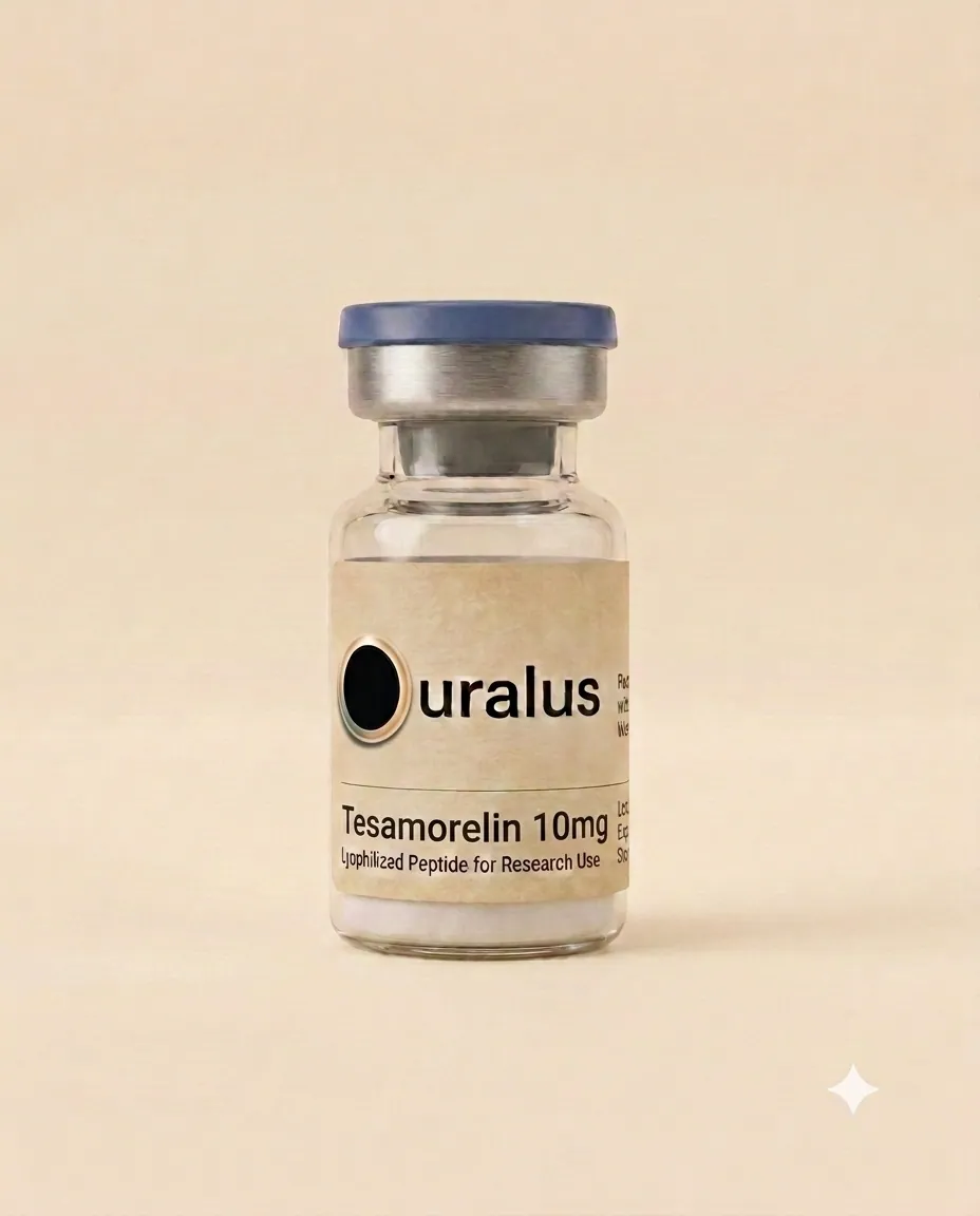 Tesamorelin — research peptide vial