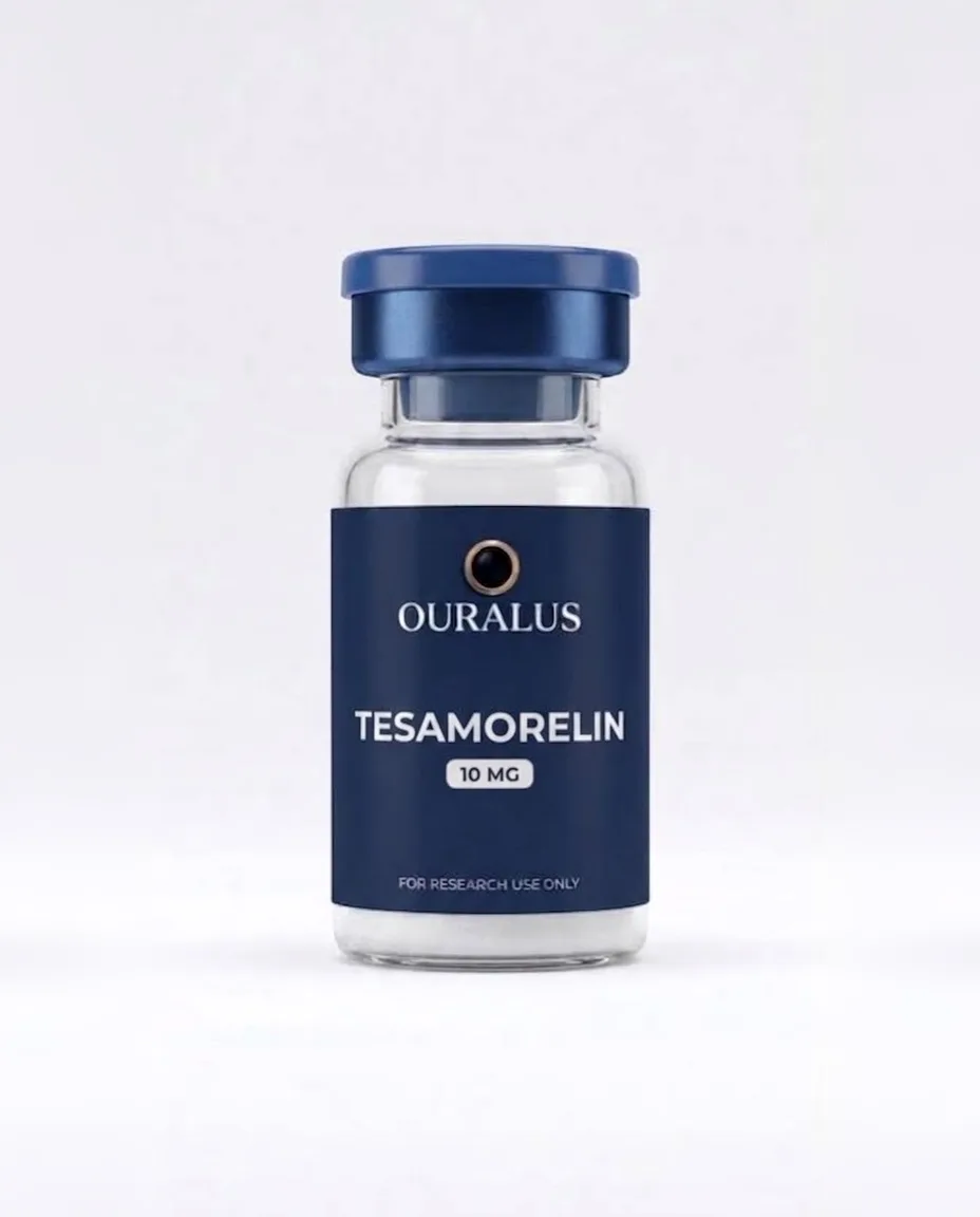 Tesamorelin — research peptide vial
